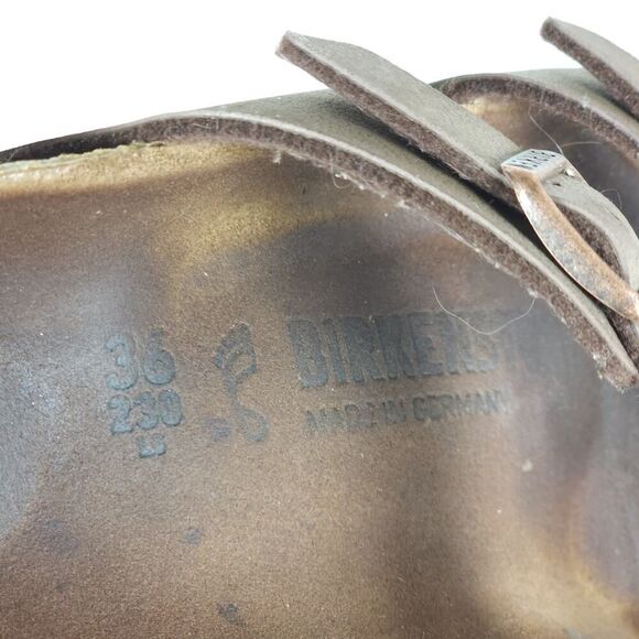 Birkenstock Women's Mayari US5 EU36 Birkibuc Mocha Brown Strappy Slide sandals - Picture 12 of 16